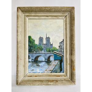 Quai De Seine And Notre Dame - Gil